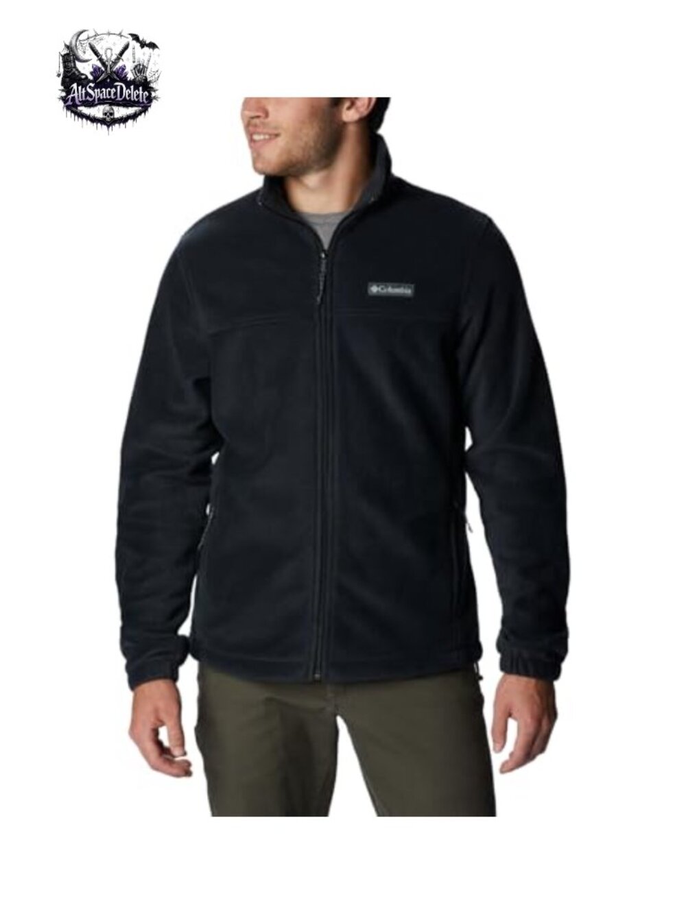 Columbia Men's Steens Mountain Full Zip Fleece Jacket Zip Pockets